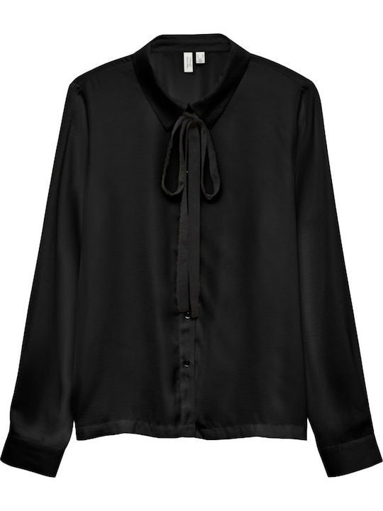 Women's Long Sleeve Shirt Black 10335828