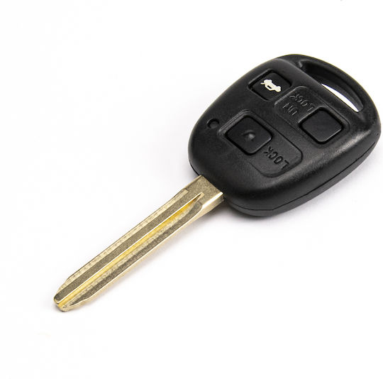 Дистанционно Ключ За Кола Електронно Toyota Avensis Yaris Land Cruiser Auris 3 Бутона