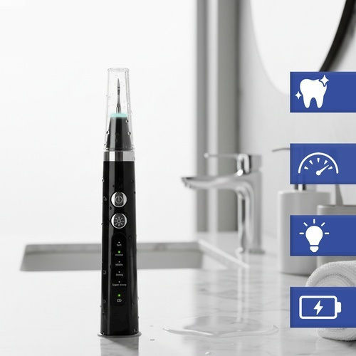 Ultrasonic Ηλεκτρική Οδοντόβουρτσα Μαύρη