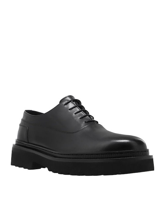 Men's Leather Casual Shoes Black