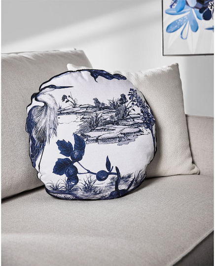 InTheBox InTheBox Zierkissen Sofa-Kissen aus 100% Baumwolle Blau 45x45cm