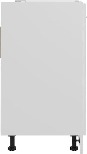 Dulap pentru Chiuvetă Alb 50x46x81.5buc