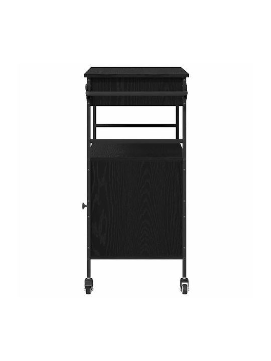 Επιδαπέδιο Ντουλάπι Μαύρης Δρυός 56x43x89.5εκ.