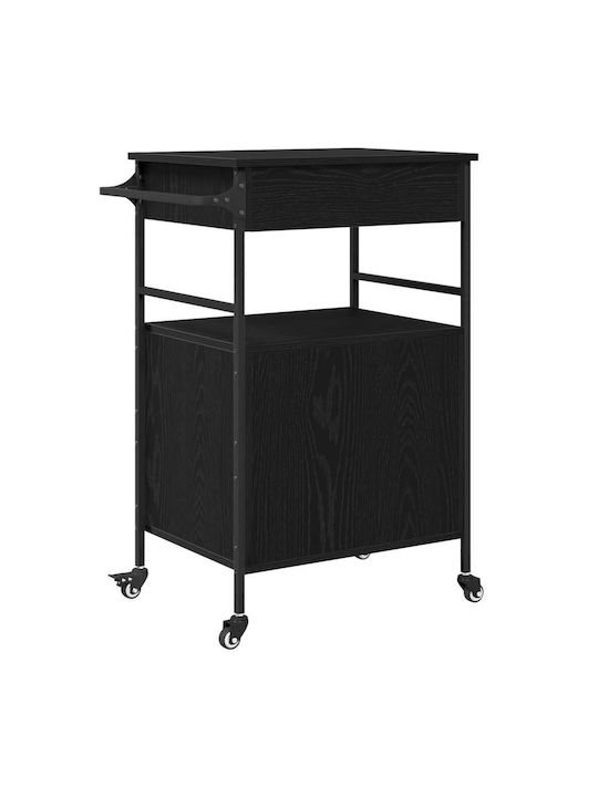 Επιδαπέδιο Ντουλάπι Μαύρης Δρυός 56x43x89.5εκ.