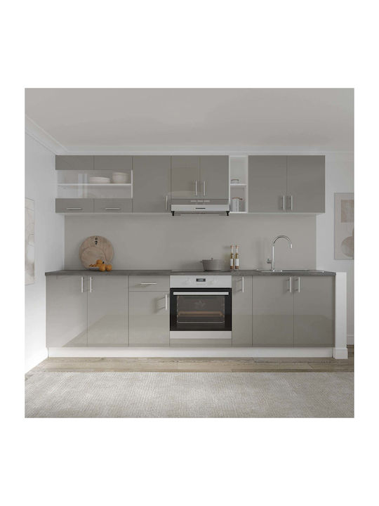 Corp с плот за работа Glossy Gray/white 40x30x60бр
