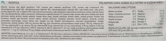 Acana Pacifica Cat Dry Food with Herring All Life Stages 4.5kg