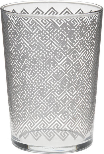 Click Σετ Ποτήρια Νερού από Γυαλί σε Γκρι Χρώμα 510ml 6τμχ
