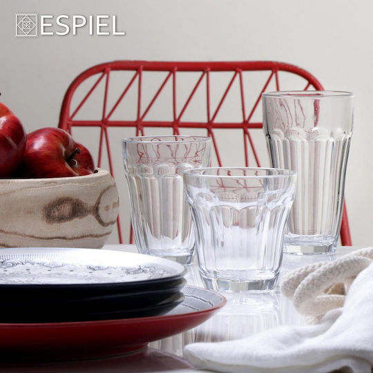 Espiel Casablanca Set of Glasses Whiskey made of Glass in White Color 265ml 6pcs