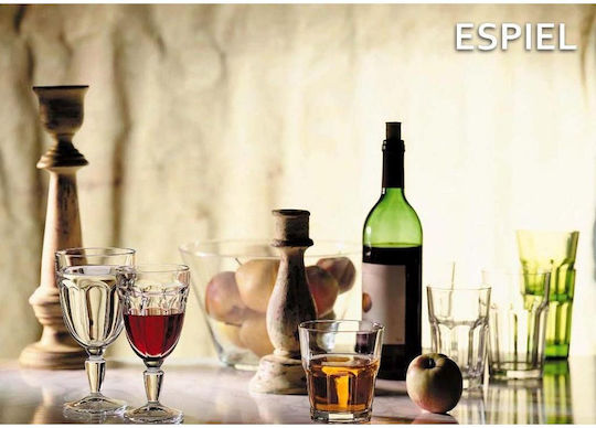 Espiel Casablanca Set of Glasses Whiskey made of Glass in White Color 265ml 6pcs