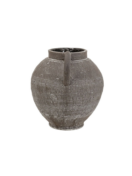 Artekko Decorative Vase Black 19.2x17.2x20.3cm