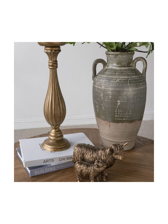 Artekko Decorative Vase Orange 22x22x40cm
