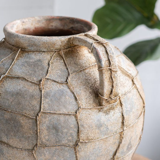 Artekko Decorative Vase Brown 32x31.5x33cm