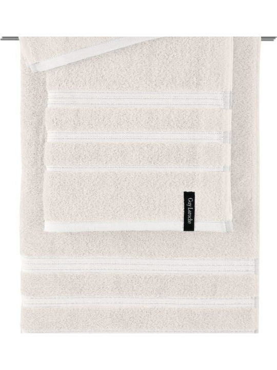 Guy Laroche Badetuch-Set 3 Stück Sofrano Creme Gewicht 500gr/m²
