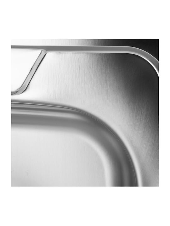 Hausberg Freddo SN9021 Drop-In Chiuvetă Inox L48xW48cm Gri