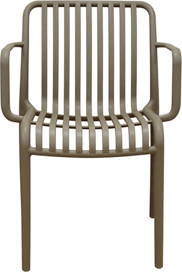 Outdoor Chair Polypropylene Parma-s Brown 55x56x79cm