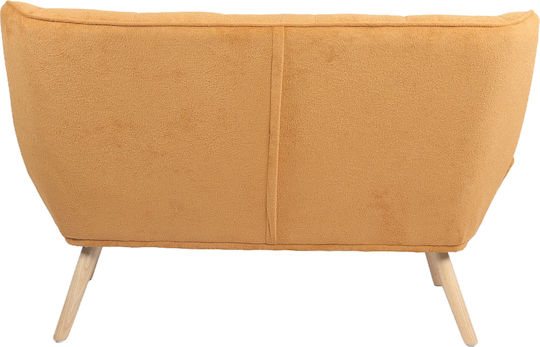 Two-Seater Couch Mustard 126x86x78cm