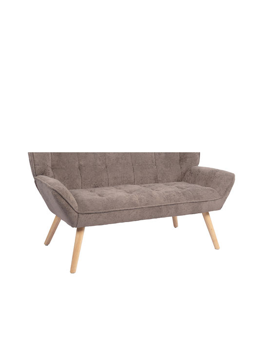 Cu două locuri Canapea Gri 126x86x78cm.