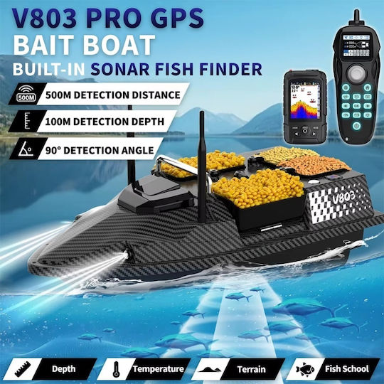 Flytec V803 Pro Angelköpfe