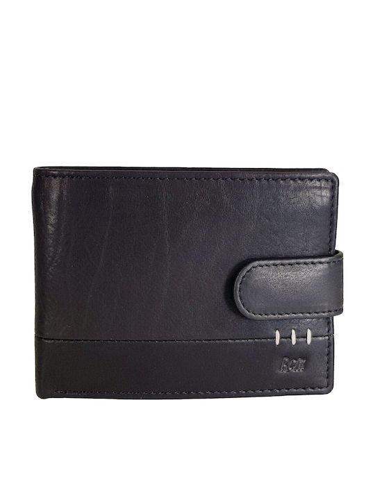 Кожен Мъжки Портфейл с RFID Черен