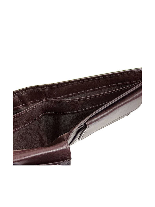 Leather Men's Wallet Classic with RFID Brown