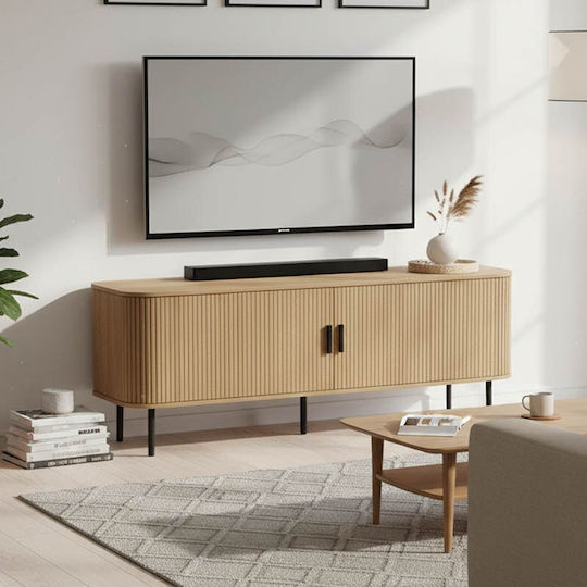 Wooden TV Stand Eventful Beige L150xD45xH57.5cm