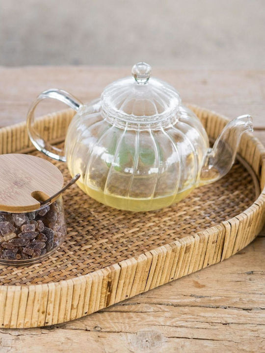 Andrea House Teapot with Filter Glass Transparent 1000ml