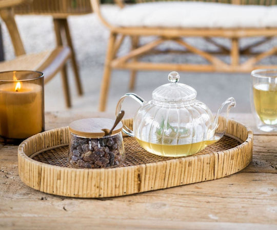 Andrea House Teapot with Filter Glass Transparent 1000ml