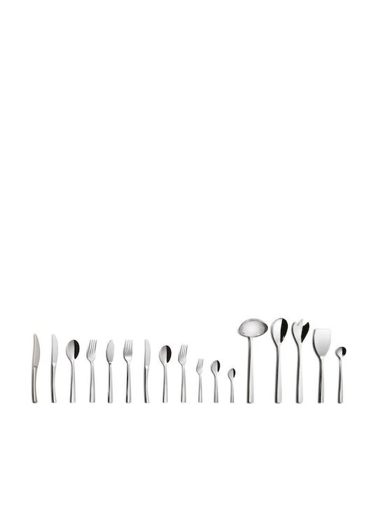 Max Home Löffelset Abendessen Edelstahl Silber 20cm 6Stück