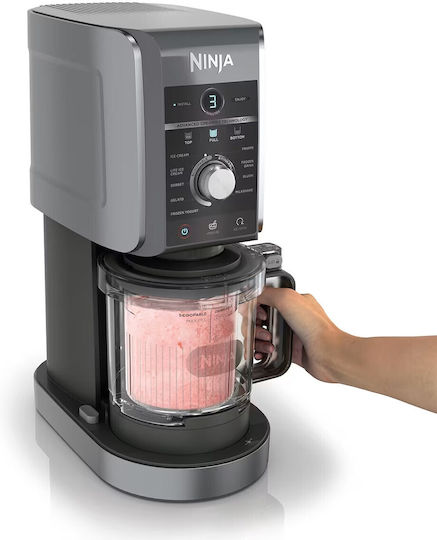 Ninja CREAMi Deluxe 10-in-1 Παγωτομηχανή 2x706ml Black / Silver