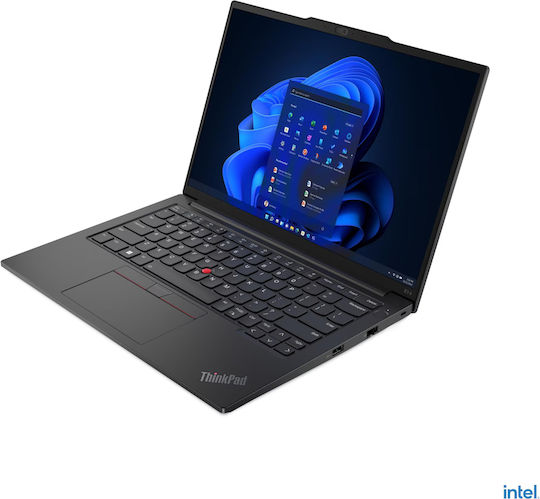 Lenovo ThinkPad E14 Gen 5 (Intel) 14" IPS FHD+ (i5-1335U/8GB/256GB SSD/W11 Pro) Графитно черно (UK Клавиатура)