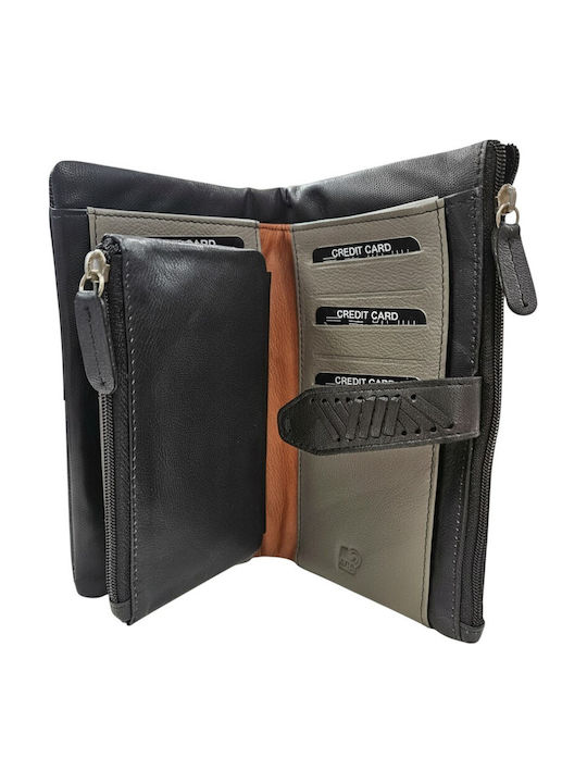 Leather Women's Wallet Classic Black
