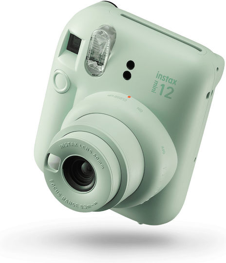 Fujifilm Instax Mini 12 Instant Camera + Case & 10 Films Mint Green