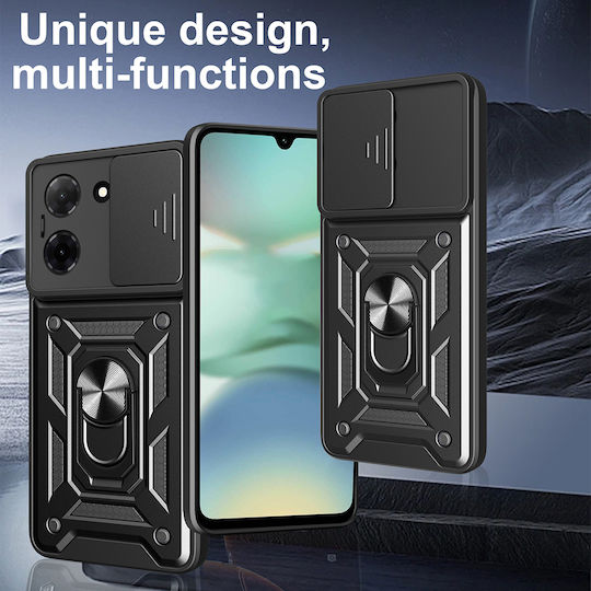 Techsuit Camshield Series Back Cover Black (Nothing Phone (3a) Lite)