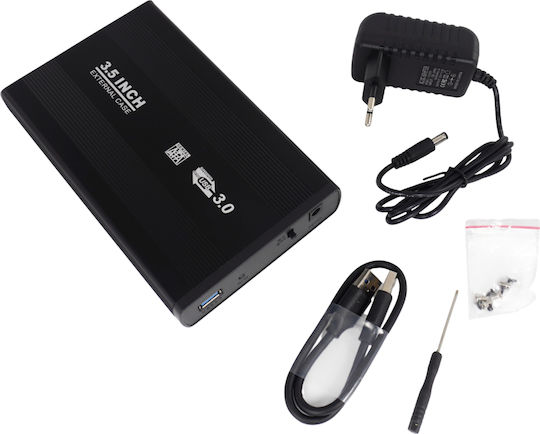 Case for Hard Drive 3.5" SATA III with Connection USB 3.0