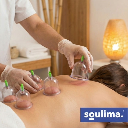 Set Chinese Vacuum Suction Cups Cupping Therapy Soulima 4-27292