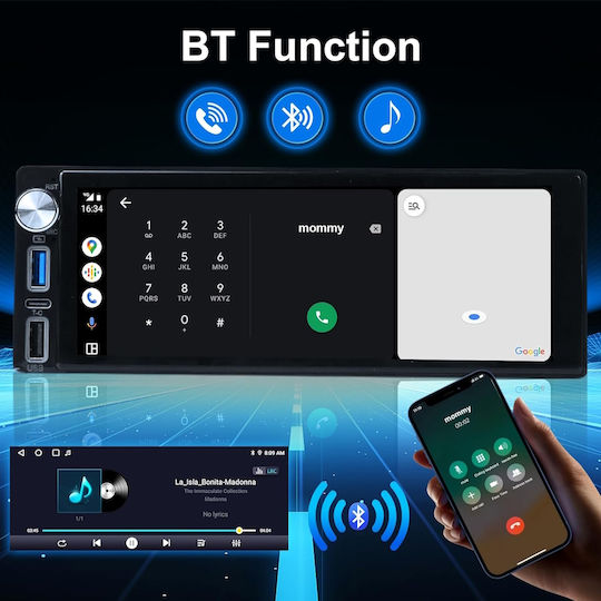 LM Digital Автомобилна Аудио Система 2004+ (Bluetooth/USB/Wi-Fi/GPS/Apple CarPlay/Android Auto)