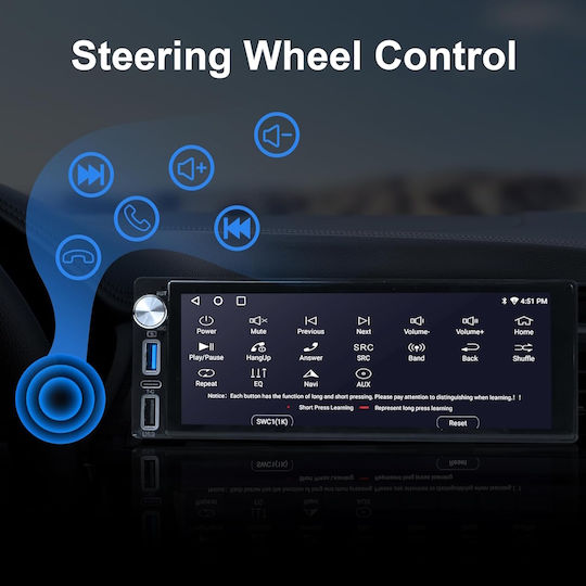 LM Digital Автомобилна Аудио Система 2004+ (Bluetooth/USB/Wi-Fi/GPS/Apple CarPlay/Android Auto)