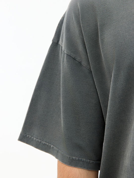 Bluza Tricou Cu Mâneci Scurte Gri