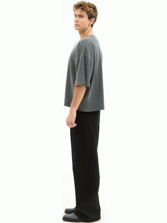 Bluza Tricou Cu Mâneci Scurte Gri