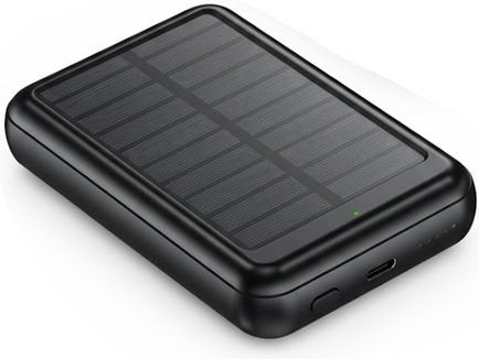 Treqa TR-982 Слънчева Power Bank 10000mAh Черен