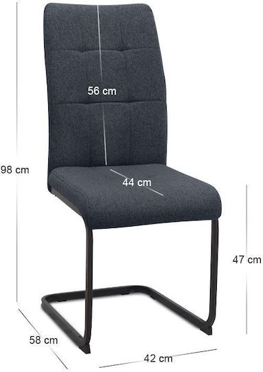 Set Mobila Living Darlen - Laura Cu 4 Scaune 125x72cm