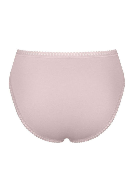 H High High Waist Women's Slip 3Pack with Lace Pink
