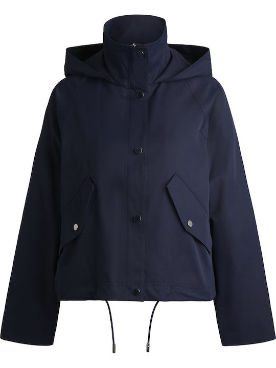 Γυναικείο Μπουφάν για Χειμώνα Dark Blue