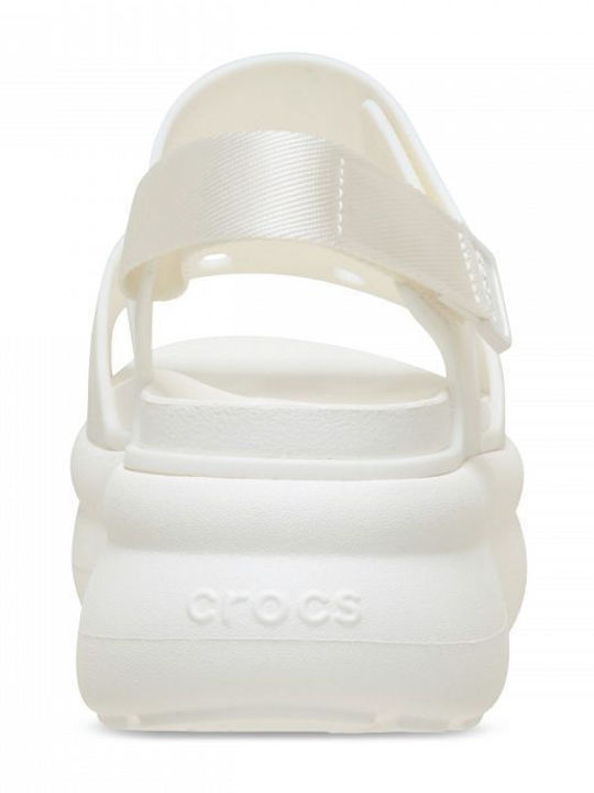 Women's Flat Sandals in White Color