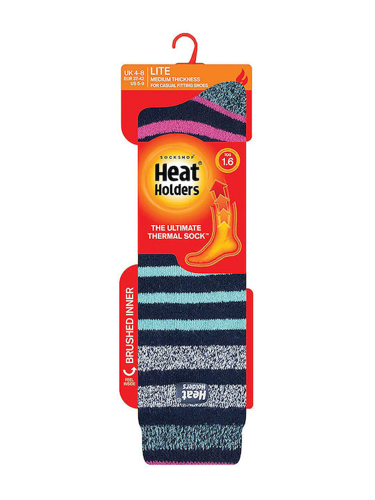 Heat Holders Jacquard Lite Long Женски термо чорапи Тюркоазен