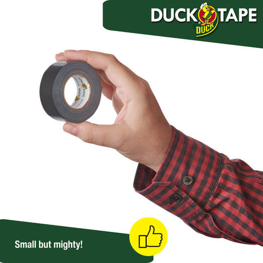 Duck Self-Adhesive Fabric Tape Black 25mmx10m 1pcs