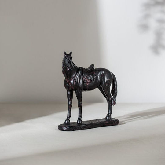 Artekko Διακοσμητικό Άλογο Πολυρητίνης 23.1x10.2x24.1cm