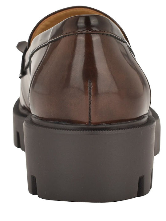 Missa3 Γυναικεία Loafers σε Καφέ Χρώμα