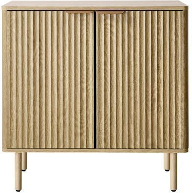 Sideboard made of Wood & Metal Oak 80x37.5x80cm