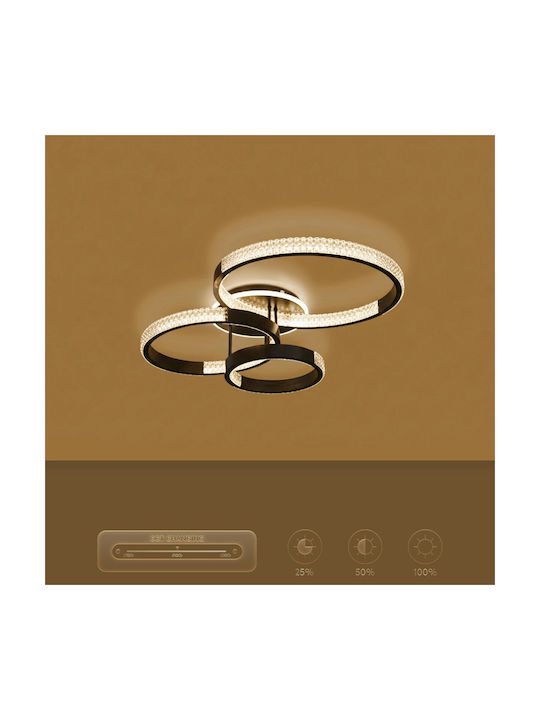 kelvo Ceiling Mount Light 80cm White with Integrated LED